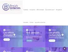 Tablet Screenshot of breizhinterim.com